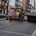 Cedimento stradale in Via Verdi