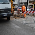 Cedimento stradale in Via Verdi