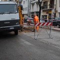 Cedimento stradale in Via Verdi