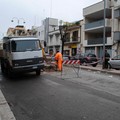 Cedimento stradale in Via Verdi