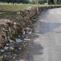 Via Paganini e Via Toscanini: all'esterno degli istituti rifiuti