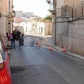 Pendio San Lorenzo chiusa per olio sulla strada