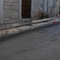 Pendio San Lorenzo chiusa per olio sulla strada