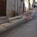 Pendio San Lorenzo chiusa per olio sulla strada