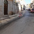 Pendio San Lorenzo chiusa per olio sulla strada