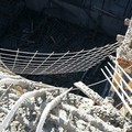 Crolla un solaio durante i lavori all'ex macello di via Canosa: due feriti