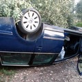 Incidente sulla Andria - Bisceglie: auto ribaltata ed un 40enne ferito