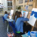 Arte e gioia del colore: estemporanea di pittura della "Cafaro"