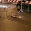 Via De Gasperi cedimento manto stradale