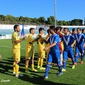 Fidelis Andria - Brindisi: gli azzurri vincono 4-3 il derby
