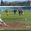 Fidelis Andria - Brindisi: gli azzurri vincono 4-3 il derby