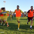 Fidelis Andria - Brindisi: gli azzurri vincono 4-3 il derby