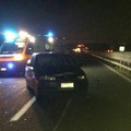 Auto ribaltata sulla Andria-Barletta
