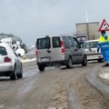 Neve ad Andria i disagi al traffico