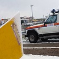 Neve ad Andria i disagi al traffico