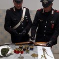 Sequestro dei Carabinieri di un fucile e droga