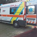 Elicottero Vigili del Fuoco con Ambulanza soccorsi Andria