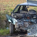 Scontro frontale sulla "Andria-Bisceglie": due feriti