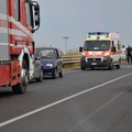 Auto ribaltata in tangenziale: donna ferita in modo lieve