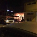 Giostra in fiamme a Largo Torneo ad Andria