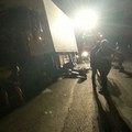 Camion fuori strada sulla SP 231