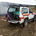 Incendio Castel del Monte intervento Misericordia