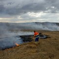 Incendio Castel del Monte intervento Misericordia