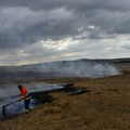 Incendio Castel del Monte intervento Misericordia