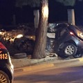 Auto contro albero a Trani, due morti