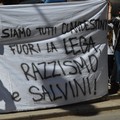 Salvini ad Andria e proteste