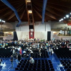 Funerali nel Palasport di Andria