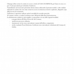 fac simile della domanda