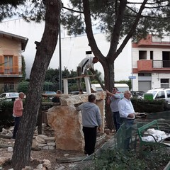 E' già tempo di Natale al piazzale Colasanto