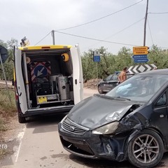 Incidente sulla ex sp 231 all'altezza di Montegrosso