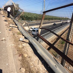 incidente stradale sulla provinciale Andria Bisceglie