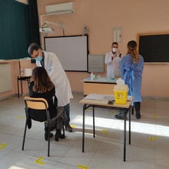 docenti vaccinati al liceo Classico "Troia" di Andria