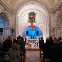 Messa natalizia di Mons. Mansi per il personale dell'ospedale "Bonomo"