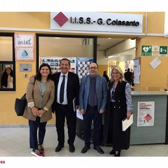 Sopralluogo al "Colasanto" del Presidente della provincia Lodispoto