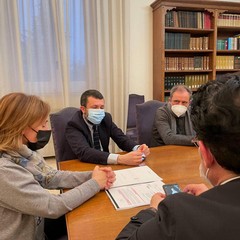 incontro istituzionale a Palazzo di Città