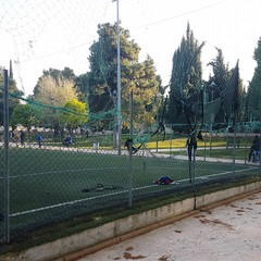 Degrado del campo di calcetto comunale