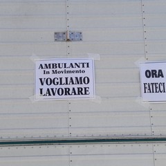 protesta degli ambulanti