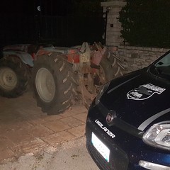 trattore recuperato dalla Vigilanza giurata