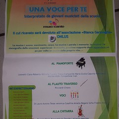 Concerto di solidarietà nella scuola dell'Infanzia "G. Mansi"