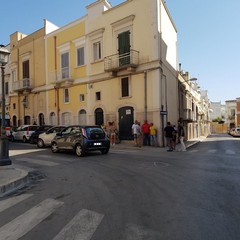 Incidente in pieno centro ad Andria tra via Poli e Salvator Rosa