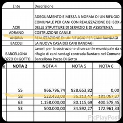 finanziamento per il canile comunale