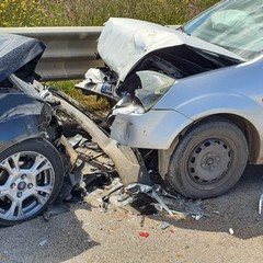 incidente sulla strada tangenziale nei pressi dello svincolo per Trani