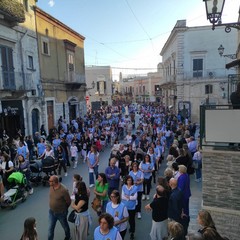 Folla di fedeli alla processione della Madonna dell'Altomare