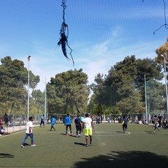 Degrado del campo di calcetto comunale