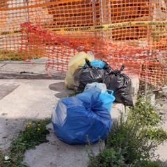 Raccolta rifiuti nel quartiere San Nicola Andria