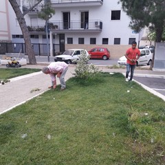 Piazza SS. Trinità ripulita da cittadini diligenti